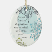 Prachtige scripts Matthew 11:28 Aangepast Ornament (Rechts)