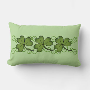 Prachtige Scroll & Shamrock Lumbar Pillow Kussen