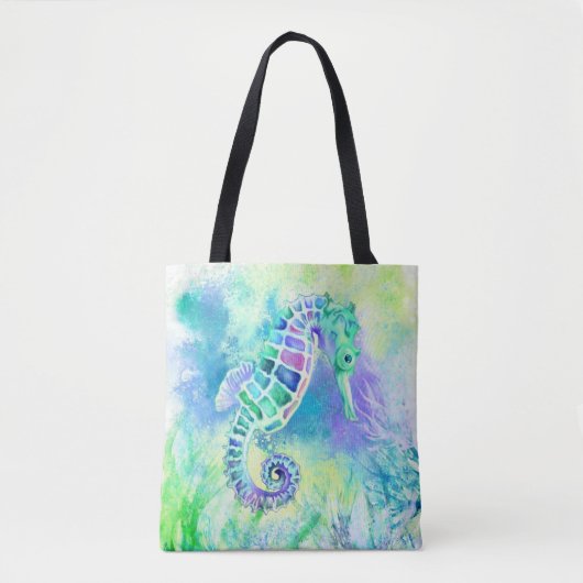 Prachtige Seahorse Canvas tas (Voorkant)