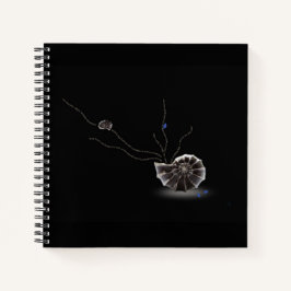 Prachtige Seashell-gedicht over verloren denkpoëzi Notitieboek