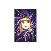 Prachtige sensual Mysterious Vrouw Pop Artwork