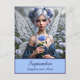 Prachtige septemberfee in Asters Briefkaart