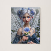 Prachtige septemberfee in Asters Legpuzzel (Verticaal)