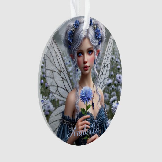 Prachtige septemberfee in Asters Ornament (voorkant)