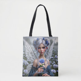 Prachtige septemberfee in Asters Tote Bag
