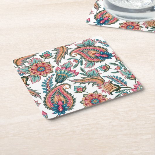 Prachtige set Onderzetters van Paisley (Schuin)