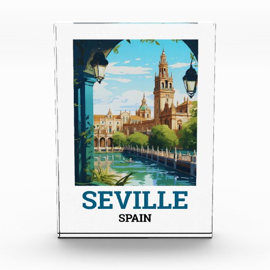 Prachtige Sevilla Schoonheid van Andalusië Spanje  Fotoblokken (Voorkant)