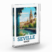 Prachtige Sevilla Schoonheid van Andalusië Spanje  Fotoblokken (Links)
