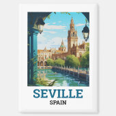 Prachtige Sevilla Schoonheid van Andalusië Spanje  Magneet (Voorkant)