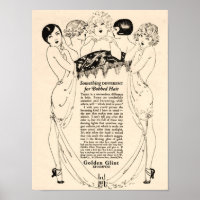 Prachtige Shampoo Ad uit 1920