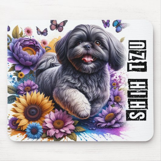 Prachtige Shih-Tzu hond Muismat (Voorkant)
