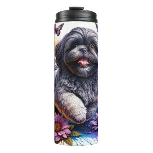 Prachtige Shih-Tzu hond Thermosbeker