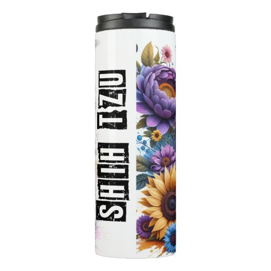 Prachtige Shih-Tzu hond Thermosbeker (Achterkant)