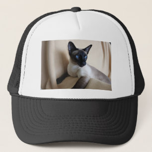 Prachtige Siamese Cat Face Trucker Pet