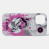 Prachtige  Siberian Husky iPhone Case (Achterkant (horizontaal))