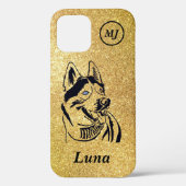 Prachtige Siberian Husky iPhone Case (Achterkant)