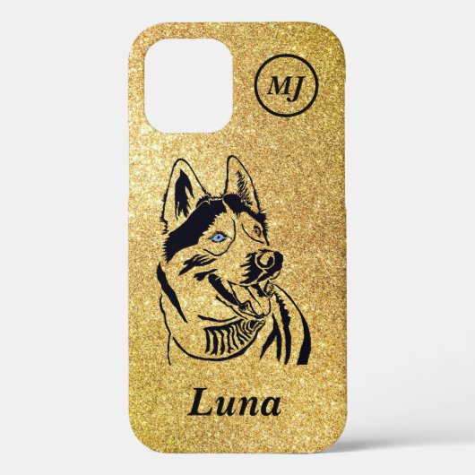 Prachtige  Siberian Husky iPhone Case (Achterkant)