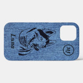Prachtige  Siberian Husky iPhone Case (Achterkant (horizontaal))