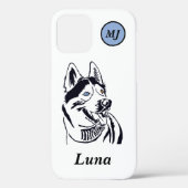 Prachtige  Siberian Husky iPhone Case (Achterkant)