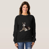 Prachtige Siberische Husky Trui (Voorkant volledig)