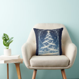 Prachtige Sierlijke Kerstmis Joelfeestboom Kussen