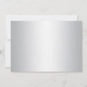 Prachtige Silver Blue Cross Boy PHOTO Christening Kaart (Achterkant)