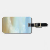 Prachtige Skyscape met Fluffy Clouds Bagagelabel (Voorkant horizontaal)