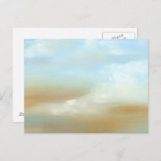 Prachtige Skyscape met Fluffy Clouds Briefkaart (Voorkant / Achterkant)