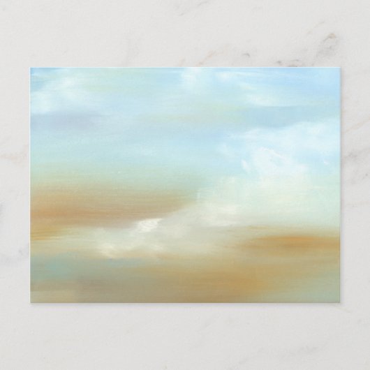 Prachtige Skyscape met Fluffy Clouds Briefkaart (Voorkant)