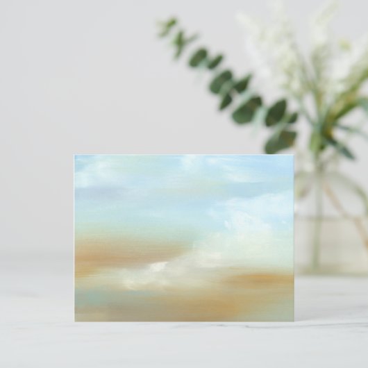 Prachtige Skyscape met Fluffy Clouds Briefkaart (Staand voorkant)