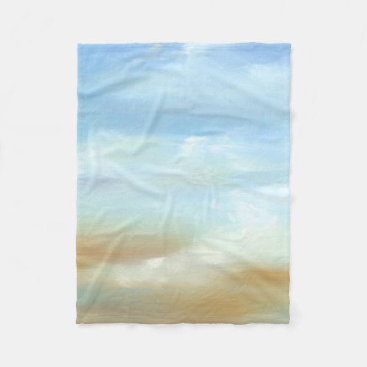 Prachtige Skyscape met Fluffy Clouds Fleece Deken (Voorkant)