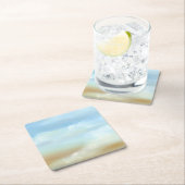 Prachtige Skyscape met Fluffy Clouds Kartonnen Onderzetters (Insitu)