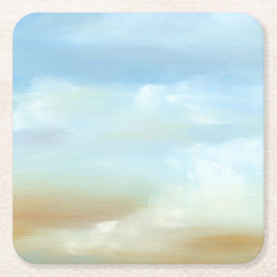 Prachtige Skyscape met Fluffy Clouds Kartonnen Onderzetters