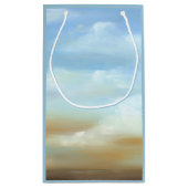 Prachtige Skyscape met Fluffy Clouds Klein Cadeauzakje (Achterkant)