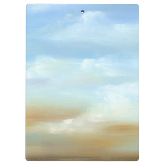 Prachtige Skyscape met Fluffy Clouds Klembord (Achterkant)