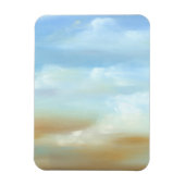 Prachtige Skyscape met Fluffy Clouds Magneet (Verticaal)
