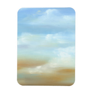 Prachtige Skyscape met Fluffy Clouds Magneet