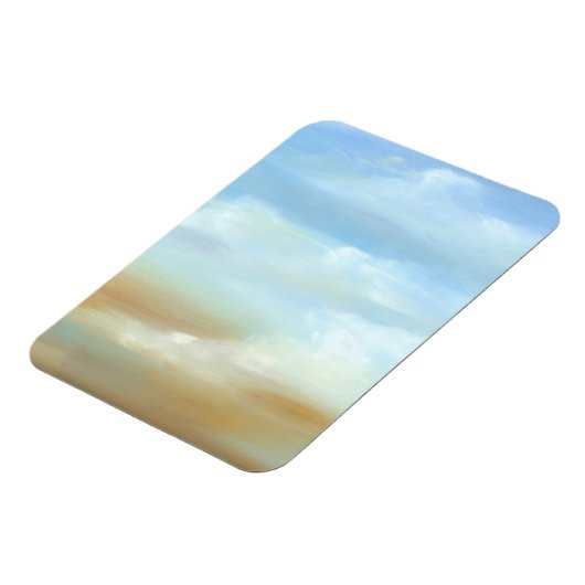 Prachtige Skyscape met Fluffy Clouds Magneet (Linkerzijde)