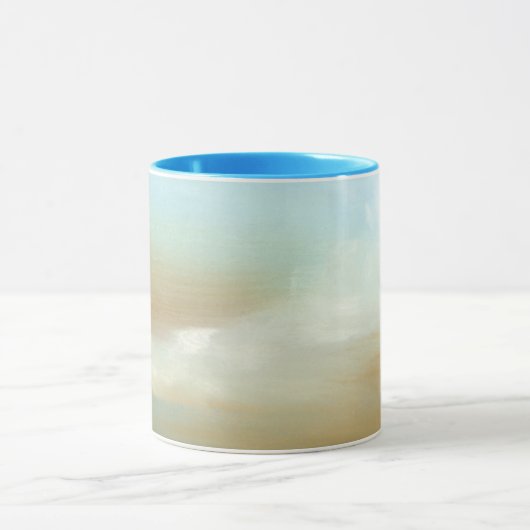 Prachtige Skyscape met Fluffy Clouds Mok (Midden)