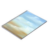 Prachtige Skyscape met Fluffy Clouds Notitieboek (Linkerzijde)