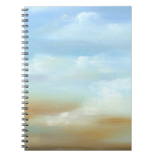 Prachtige Skyscape met Fluffy Clouds Notitieboek
