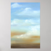 Prachtige Skyscape met Fluffy Clouds Poster (Voorkant)