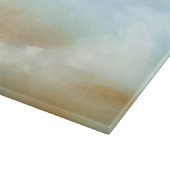 Prachtige Skyscape met Fluffy Clouds Snijplank (Hoek)