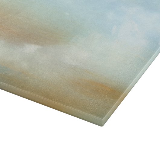 Prachtige Skyscape met Fluffy Clouds Snijplank (Hoek)