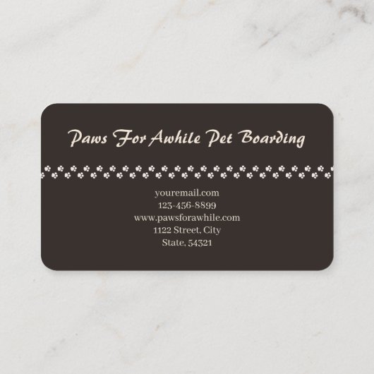 Prachtige Sleeping German Shepherd op Couch Visitekaartje (Achterkant)