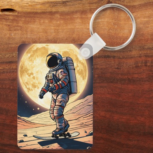 Prachtige Sleutelhanger met Astronaut Design (Achterkant)