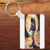 Prachtige Sleutelhanger met Astronaut Design (Voorkant)