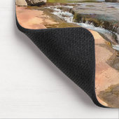 Prachtige Slide Rock State Park Mousepad Muismat (Hoek)