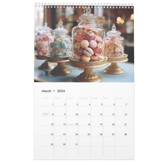 Prachtige snoepgoed. 2025 kalender (Mar 2026)