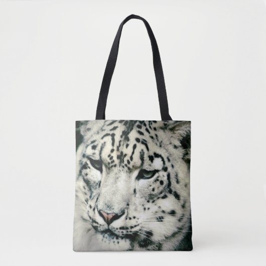 Prachtige Snow Leopard Tote Bag (Voorkant)